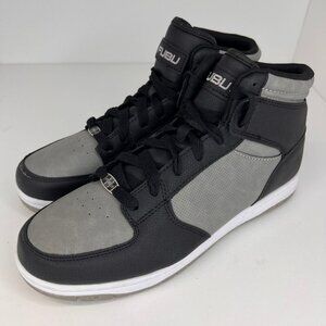 Fubu Mens 36121868 Gray Black Heritage Hi Top Lace Up Size 8 Basketball Shoes